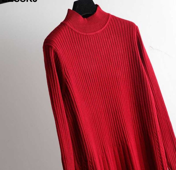 Трикотажна сукня платье трикотажное тёплое С-М