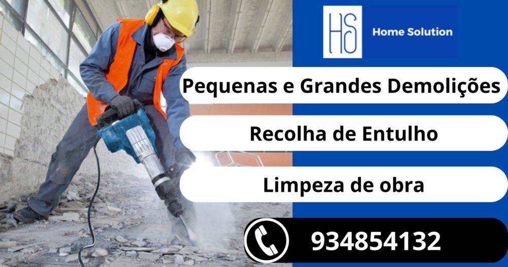 Demolicao e recolha de entulho