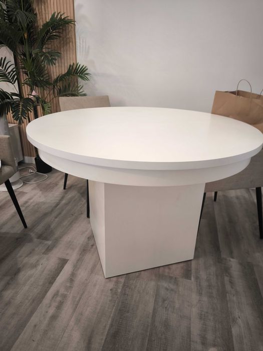 Mesa madeira lacada a branco