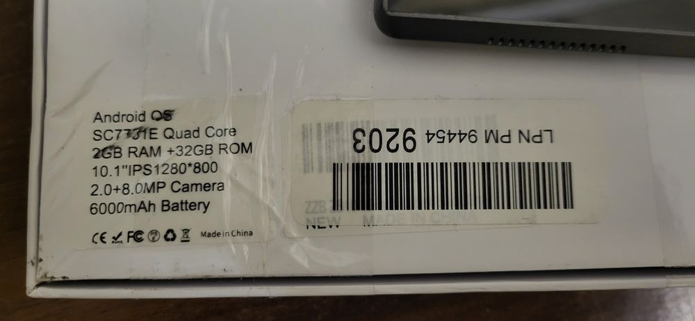 планшет Android 10 10" 2/32 Gb