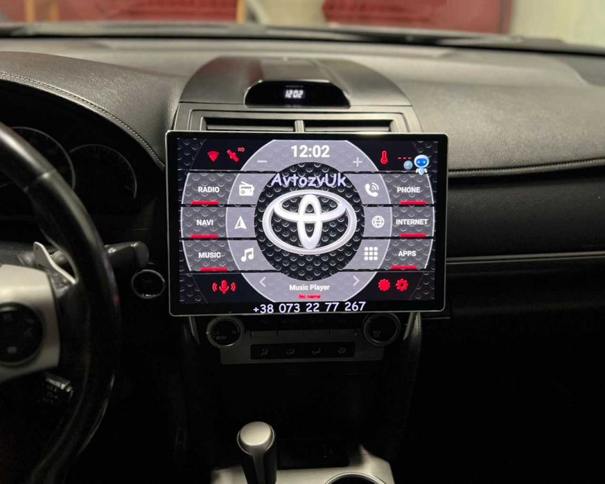 Магнитола CAMRY 55 USA Toyota Camry 50 Tesla CarPlay Кемри Андроид 15