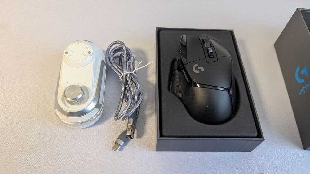 Миша Logitech G502X Lightspeed Wireless Black+Магнітна зарядка G-Power