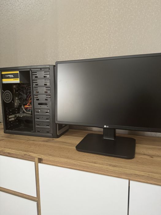 Продам Системный блок (i5 6600k, ddr4 16gb, gtx 1050) + монитор LG 24