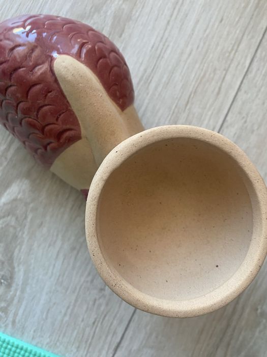 Gliniana syrenka figurka miseczka doniczka