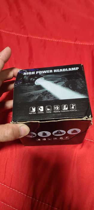 Luz de cabeça para corrida