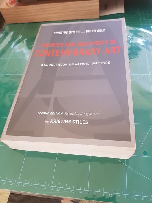 Theories and Documents of Contemporary Art