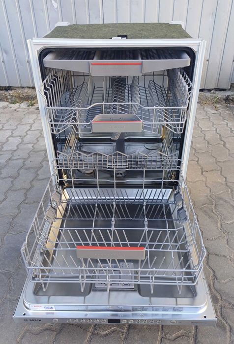 Вбудована посудомийка 60см Bosch SMV68MX04E 3 корзини EcoSilence Drive