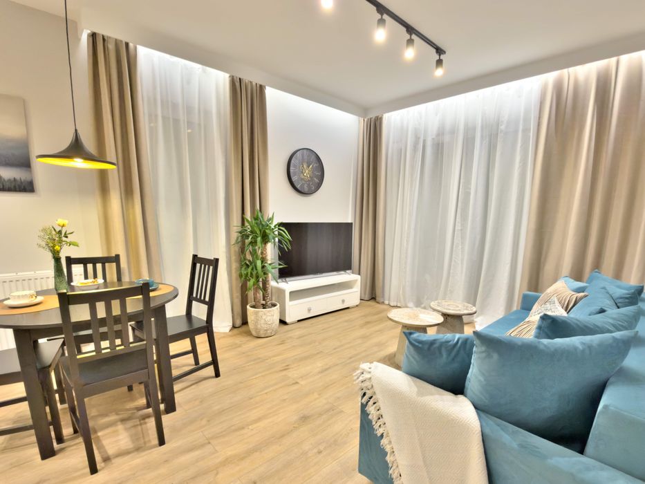 Słoneczne, 2-pokojowe mieszkanie 37,23 m2 z dużym ogrodem 117 m² – Dopiewiec, ul. Droga Mleczna 1