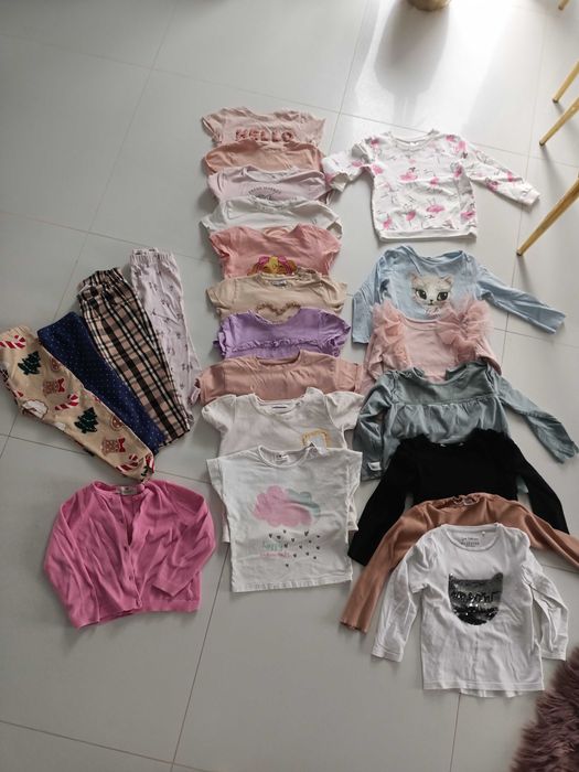 Ubranka 98/104 dziewczynka t-shirt bluzki