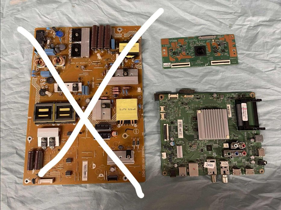 Części od telewizora Philips 65PUS6162/12 płyta główna, zasilacz