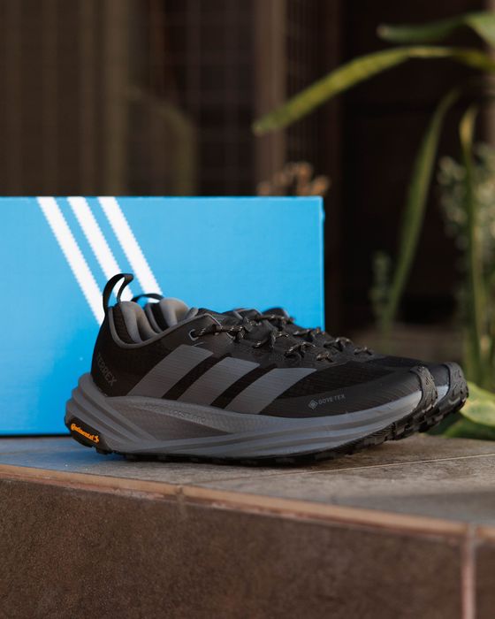 Кросівки осінні Adidas Terrex Trailmaker 2 Gore-Tex Black/Grey premium | Кроссовки Адидас чоловічі