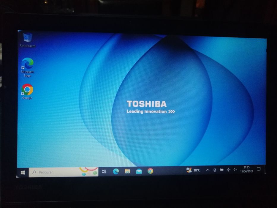 Portátil Toshiba como novo notebook pc
