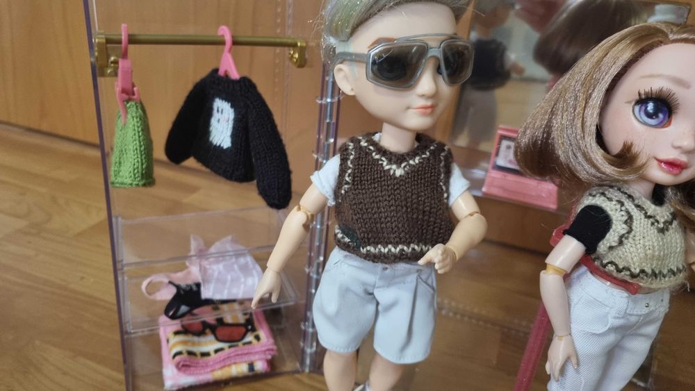 Armário Rainbow High com Boneca e Boneco incluido