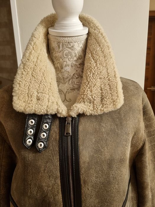 Kożuch męski  skórzany