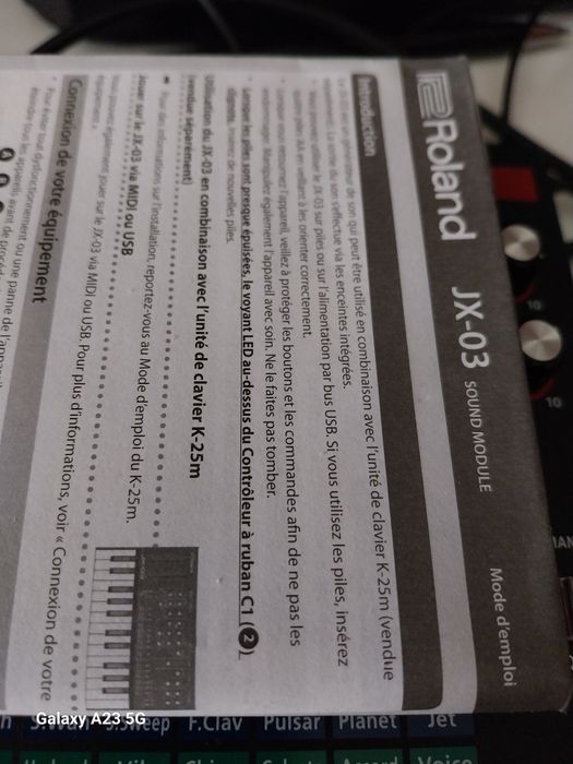 Roland JX-03 como novo