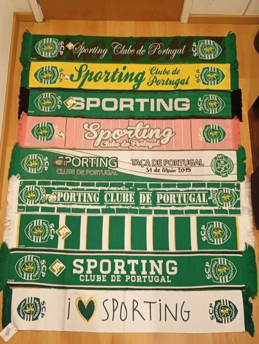 Sporting Clube Portugal cachecol novo oficial futebol, escolhe o teu!