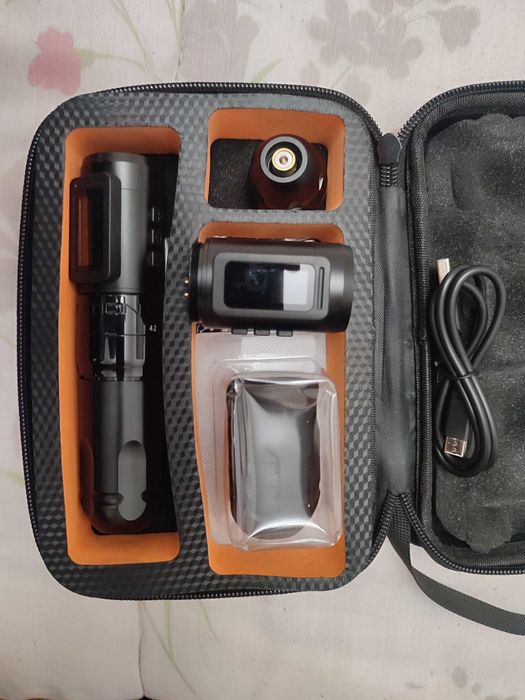 Máquina De Tatuagem, Operação Sem Fio, Comprimento De Curso Ajustável, Kit Preto + Baixa de Preço