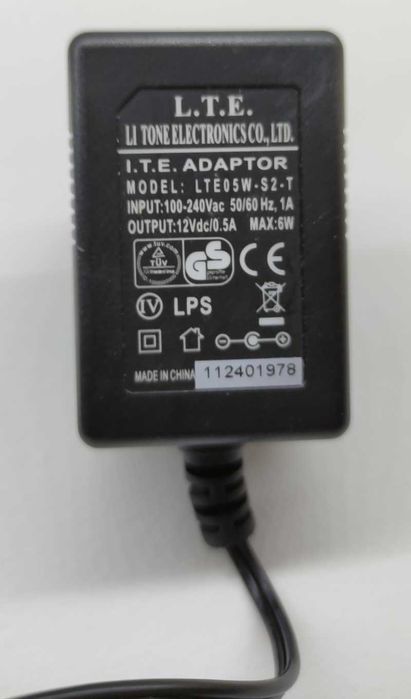Transformador 12V DC 0.5A