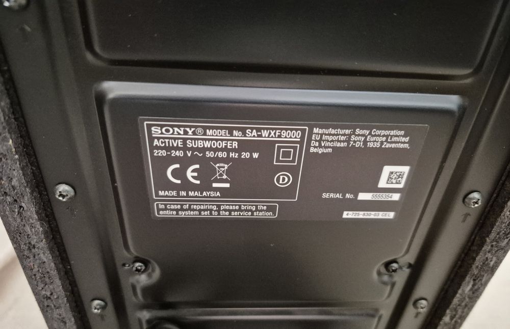 Barra som Sony SA-XF9000