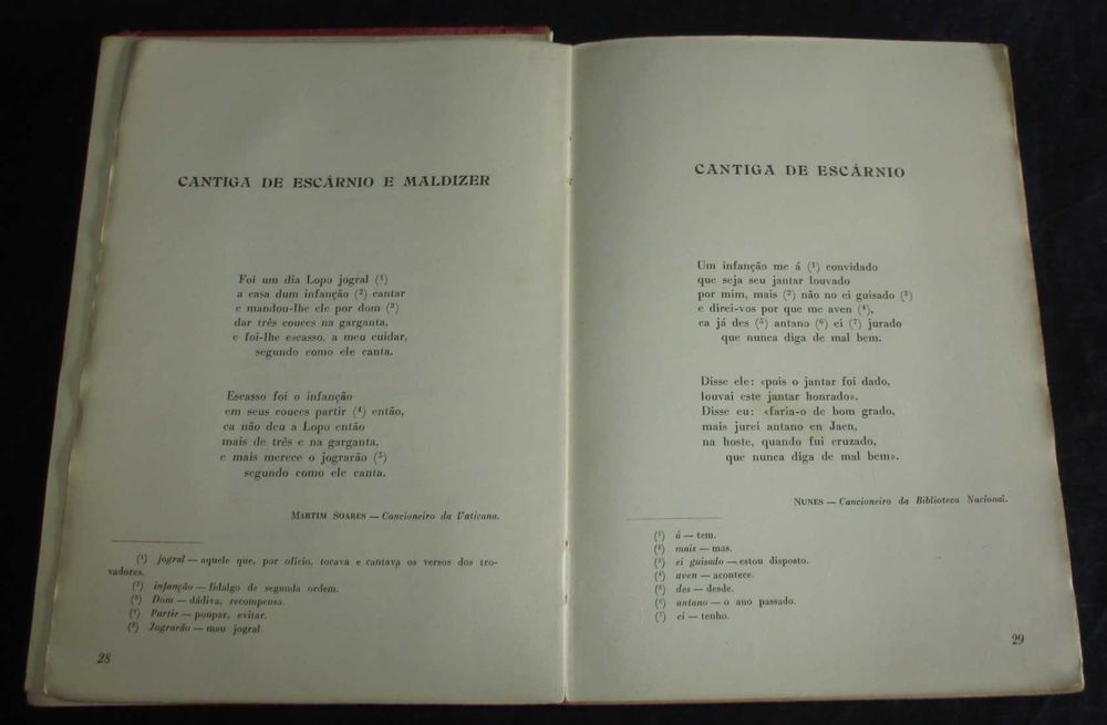 Livro Antologia da Literatura Portuguesa Helena Lousada 1954