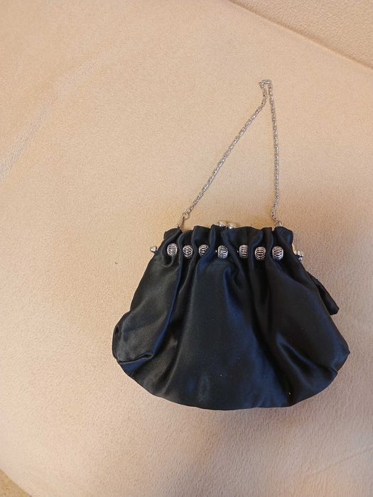 Вечірній  чорний клатч