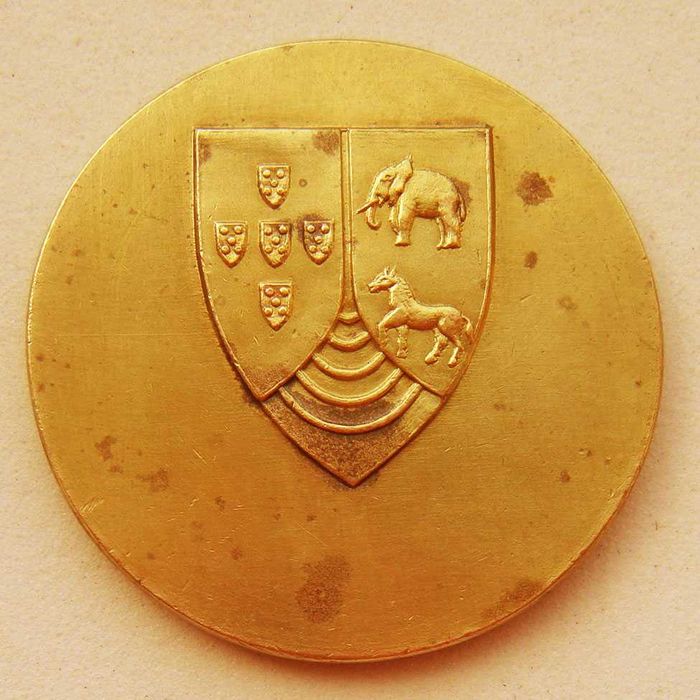 Medalha Bronze Exposiçao Feira Angola Luanda 1938