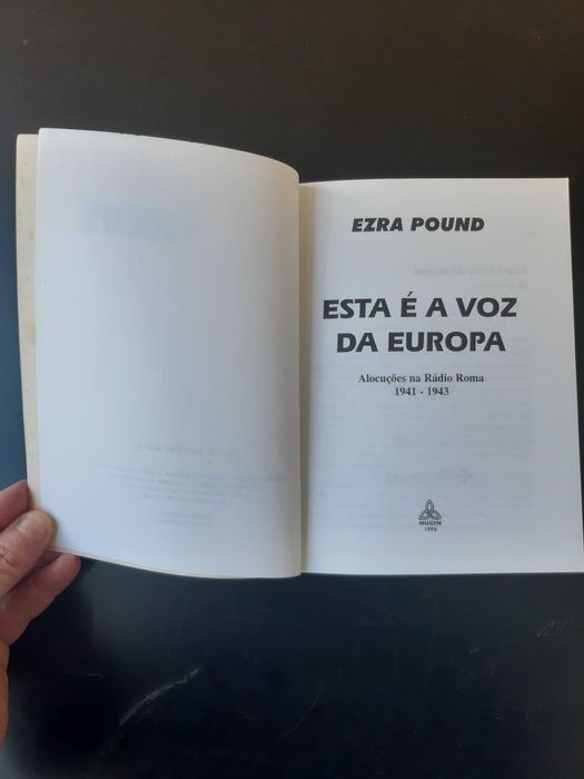 Esta é a Voz da Europa - Ezra Pound
