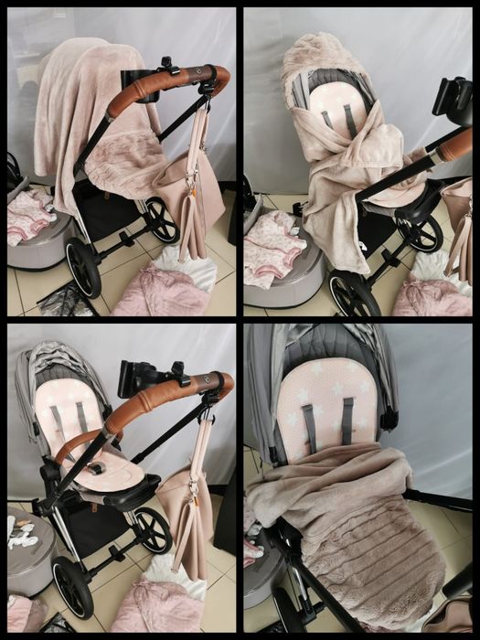 Cybex Priam 3w1 wózek gondola  piękny zestaw