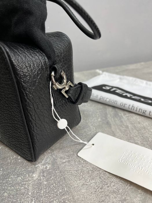 Maison Margiela 5AC Camera сумка чорна шкіряна унісекс чоловіча — zdjęcie 3