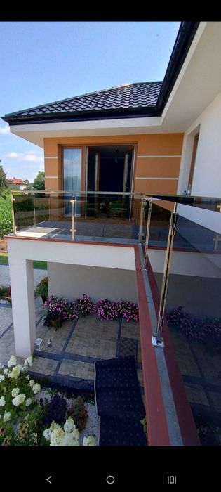 Balustrady szklane