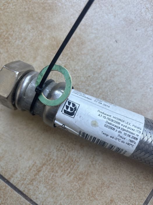 Nowy wezyk Hydroflex gw. Zew/wew; 50 cm; 1x1 cal