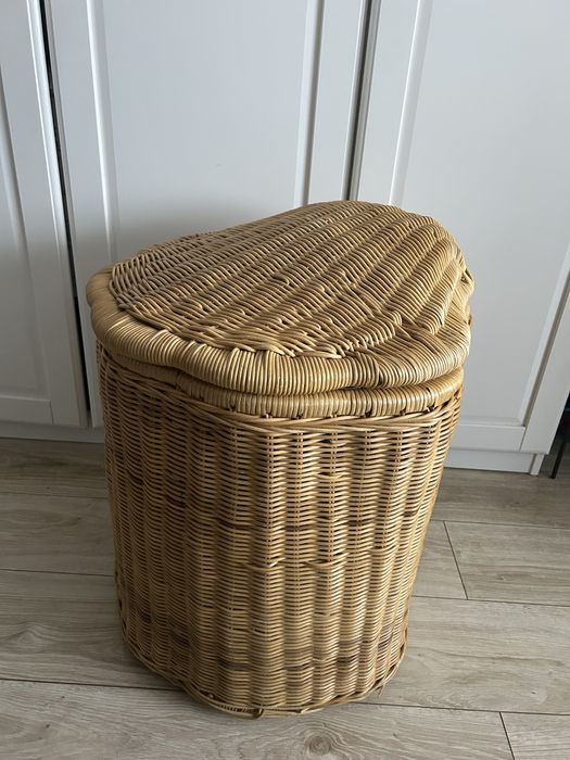Kosz pojemnik wiklina muszelka