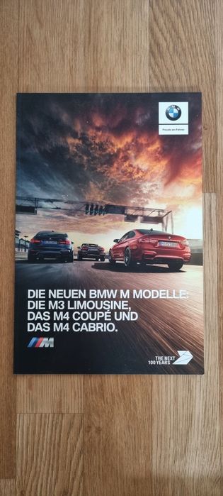 2017 Prospekt BMW M3 M4 Modelle na innej BMW E30, E39 !