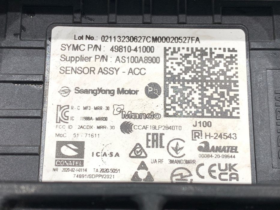 RADAR DISTRONIC SSANGYONG TORRES 49810-41000 STEROWNIK
