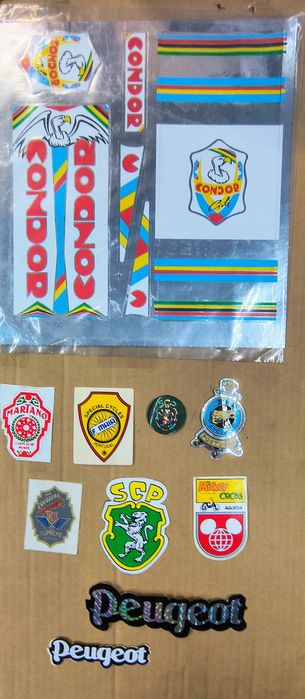 Autocolantes Gazelle/ ye ye/ bsa/Humber/Raleigh/shimano/martano/f.maia