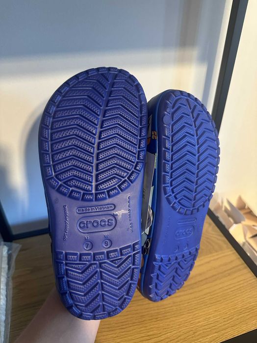 Niebieskie Crocs Zygzak McQueen 40