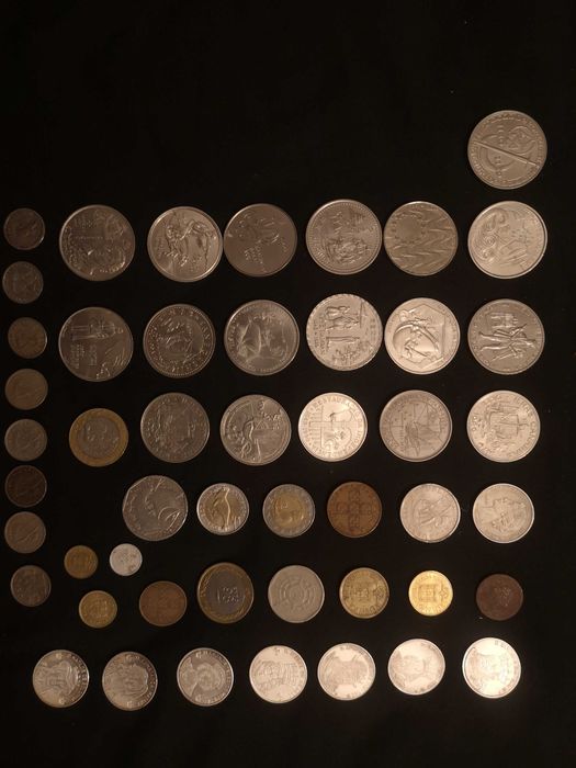 Moedas Portuguesas antigas de escudos
