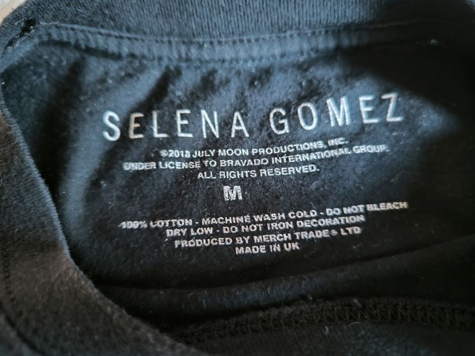 Selena Gomez official 2018 t-shirt damski M czarny