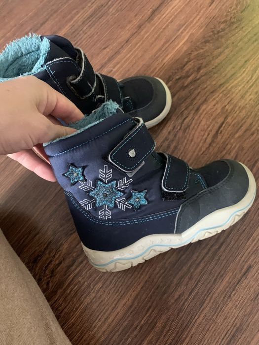 Śniegowce , kozaki Pepino dla dziewczynki 27 swiecące