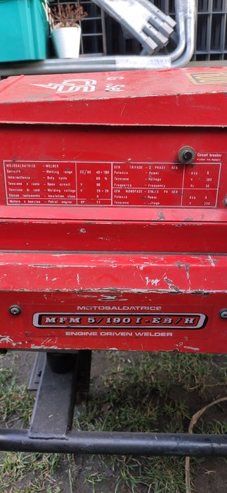 Agregat prądotwórczy z spawarką