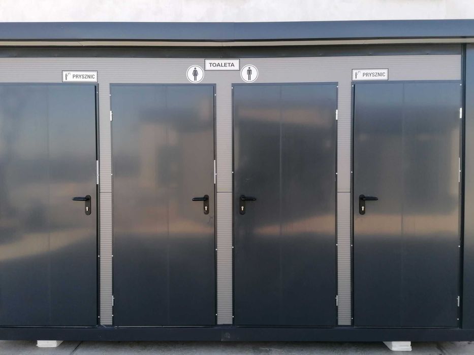 WC toaleta łazienka sanitarny pawilon kontener socjal natrysk prysznic