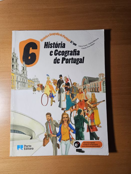 manual escolar "História e Geografia de Portugal" para o 6.º ano
