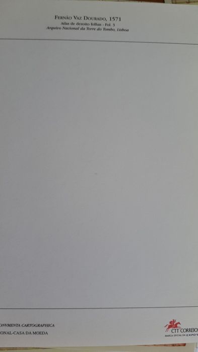 Descobrimentos e a Cartografia 10 postais e 10 subscritos