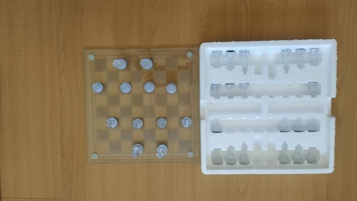 Glass Chess Set - New443110303801681921