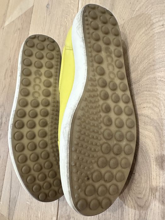 Buty damskie Ecco roz. 40 limonkowe skórzane