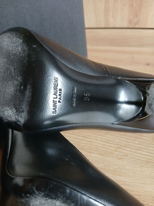 Buty na obcasie Saint Laurent