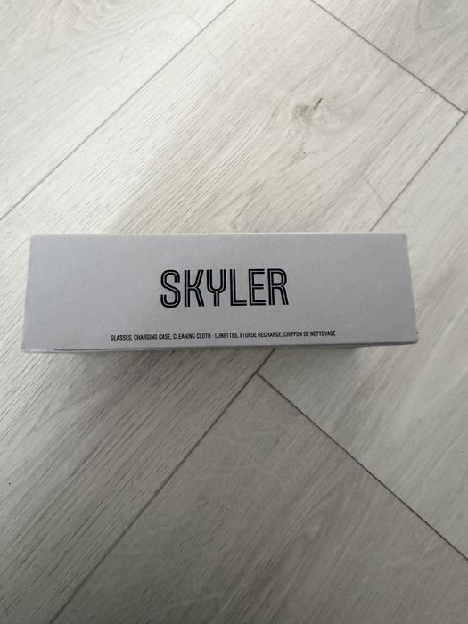 Смарт-окуляри Хамелеон Ray-Ban Meta Skyler (Shiny Chalky Gray/Clear Sapphire Transitions) (RW4010 6700MF 52-20) (M)
