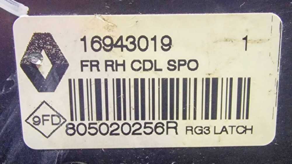 Fechadura / Fecho Porta Frente Direito RENAULT MEGANE IV Hatchback (B9A/M/N_) ano 2015