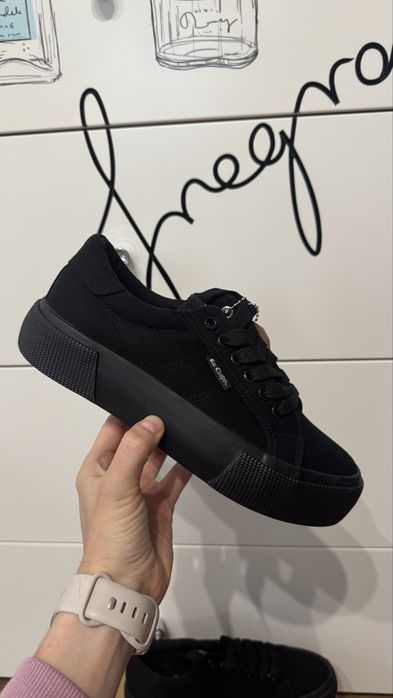 Lee Cooper trampki damskie czarne roz. 38 - 24 cm