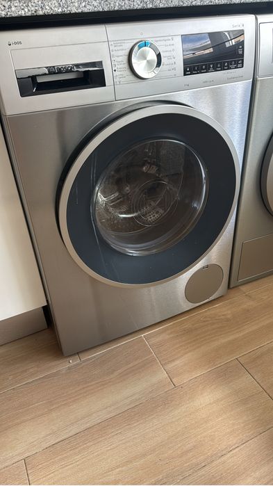 Máquina de Lavar Roupa Bosch Série 6 – 9kg | 1400 rpm | Inox – Como Nova